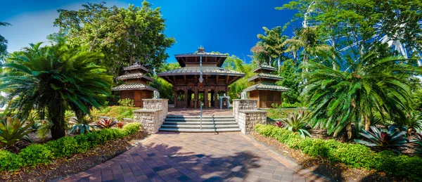 Wooden Nepalese pagoda — Stock Photo, Image