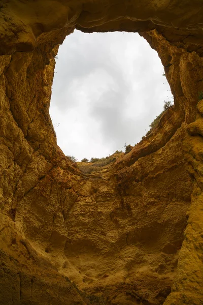 Hermosa cueva en el Algarve Portugal —  Fotos de Stock