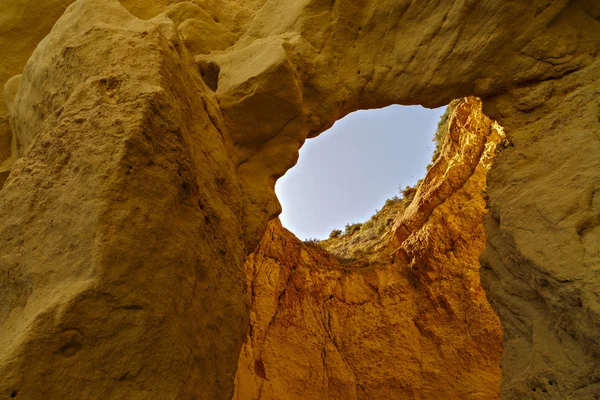 Hermosa cueva en el Algarve Portugal —  Fotos de Stock