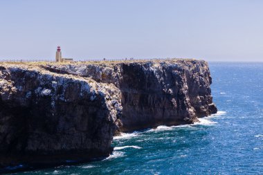 kayalık okyanus kıyı ile güzel manzara