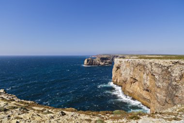 kayalık okyanus kıyı ile güzel manzara
