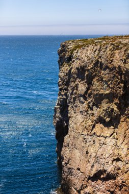 kayalık okyanus kıyı ile güzel manzara