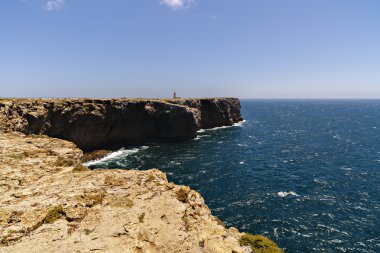 kayalık okyanus kıyı ile güzel manzara