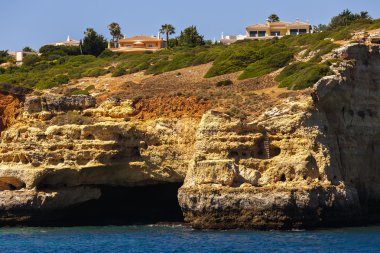 kayalık okyanus kıyı ile güzel manzara