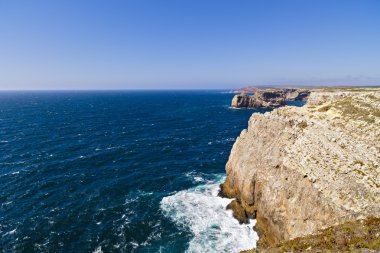 kayalık okyanus kıyı ile güzel manzara