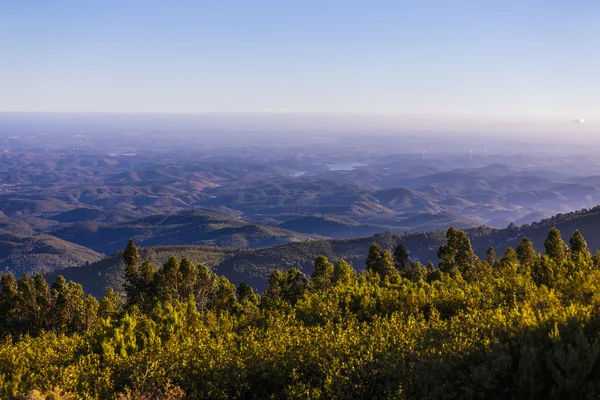 Hermoso paisaje visto desde arriba en la región portugal de Portimao — Foto de Stock