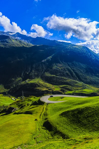 Nádhernou krajinu v Alpách, Švýcarsko — Stock fotografie
