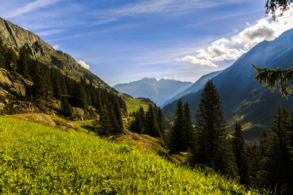 Paysage magnifique dans les Alpes, Suisse — Photo