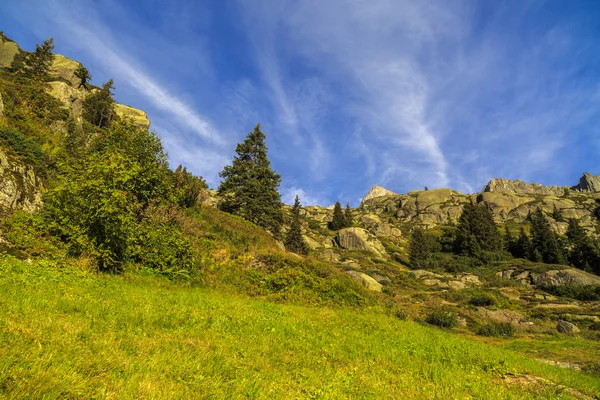 Wonderful landscape in the Alps, Switzerland — Stock Photo, Image