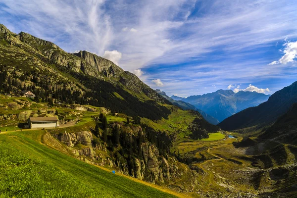 Чудовий краєвид в Альпах, Швейцарія — стокове фото