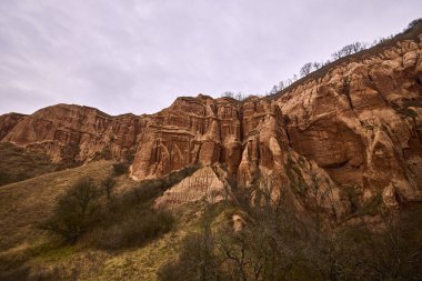 Sebes yakınlarındaki Carpathian dağlarından güzel Kızıl Geçit (Rapa Rosie)