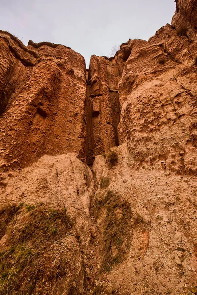 Beautiful Red Ravine Rapa Rosie Carpathian Mountains Sebes — Stock Photo, Image