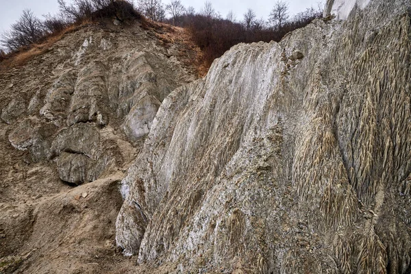 Images with the Praid Salt Mountain and Canyon, a nature reserve in Romania.