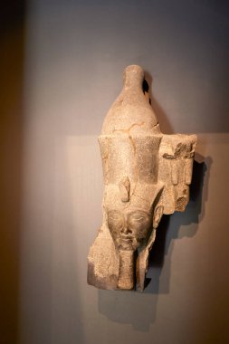 Mısır, İskenderiye 26 Nisan 2021: Ulusal müzeden görüntüler. İskenderiye 'deki ünlü Ulusal Müze, Mısır.