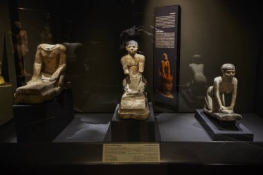 Mısır, İskenderiye 26 Nisan 2021: Ulusal müzeden görüntüler. İskenderiye 'deki ünlü Ulusal Müze, Mısır.