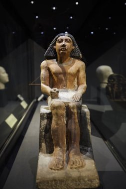 Mısır, İskenderiye 26 Nisan 2021: Ulusal müzeden görüntüler. İskenderiye 'deki ünlü Ulusal Müze, Mısır.