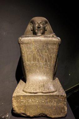 Mısır, İskenderiye 26 Nisan 2021: Ulusal müzeden görüntüler. İskenderiye 'deki ünlü Ulusal Müze, Mısır.