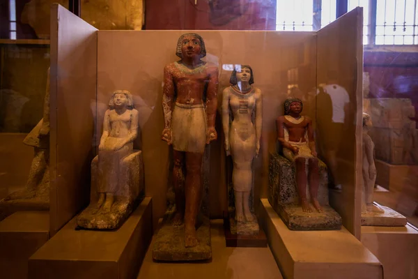 Cairo Egypt April 2021 Egyptian Museum Various Exhibits — Stock Photo, Image