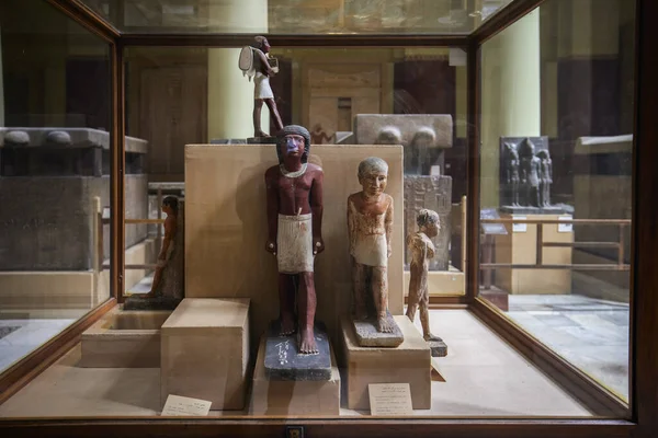 Cairo Egypt April 2021 Egyptian Museum Various Exhibits — стокове фото