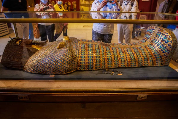 Cairo Egypt April 2021 Egyptian Museum Various Exhibits — Stock fotografie