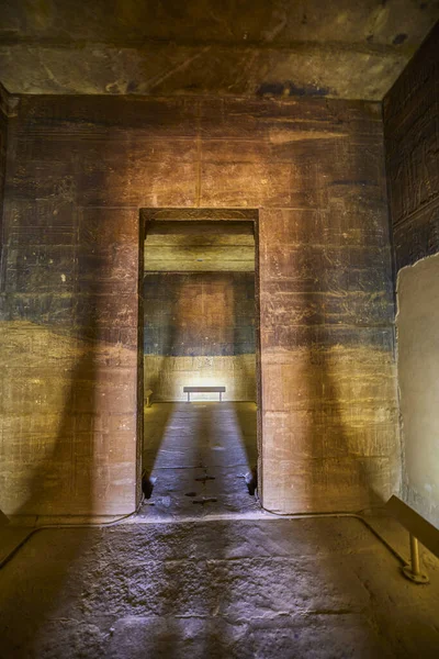 Edfu Aswan Egitto Aprile 2021 Tempio Iside Sull Isola Philae — Foto Stock