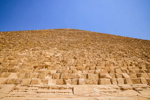 Dubna2021 Egypt Káhira Gíza Obecný Pohled Pyramidy — Stock fotografie