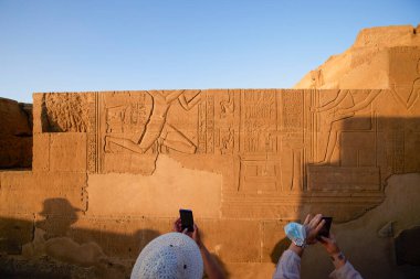 Mısır, Luxor, 16 Nisan 2021. Kom Ombo Tapınağı