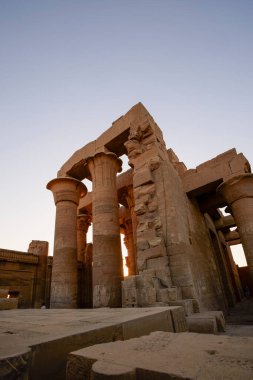 Mısır, Luxor, 16 Nisan 2021. Kom Ombo Tapınağı