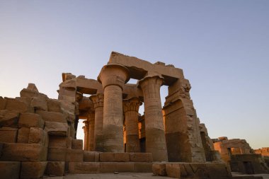 Mısır, Luxor, 16 Nisan 2021. Kom Ombo Tapınağı