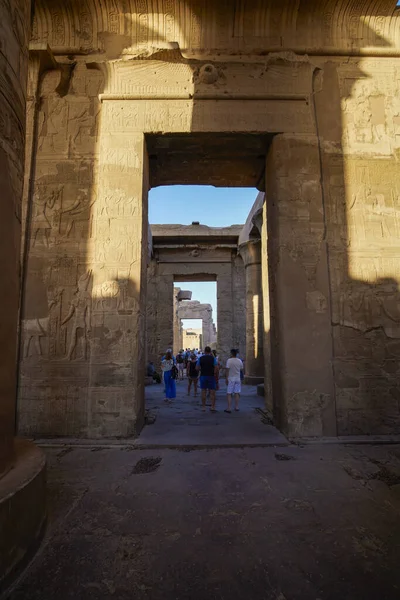 Египет Луксор Апреля 2021 Храм Ком Омбо — стоковое фото