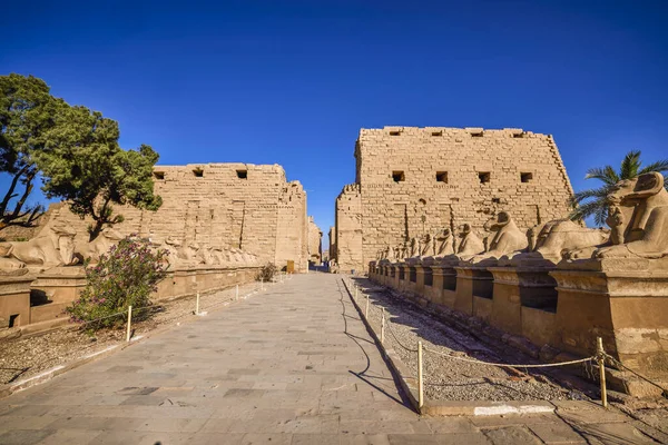 Luxor Egypt April 2021 Temple Karnak Largest Temple Complex Amun — Stock Photo, Image