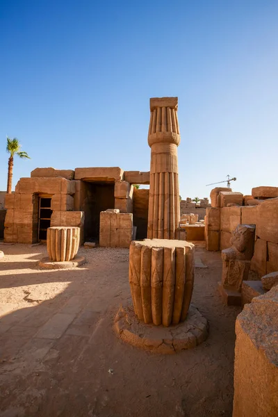 Luxor Eji Nisan 2021 Tapınak Karnak Antik Thebes Kasabasındaki Amun — Stok fotoğraf