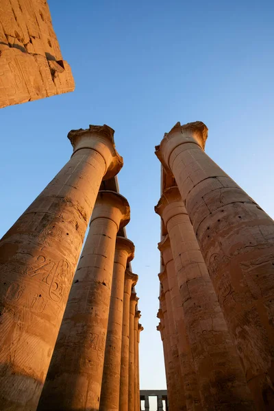 Duben 2021 Starověký Luxor Chrám Luxor Egypt — Stock fotografie