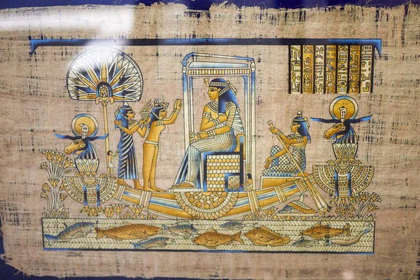 パピルス エジプトの古い自然紙 — ストック写真
