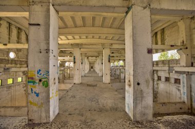 Romanya 'daki bazı sanayi binalarının görüntüleri