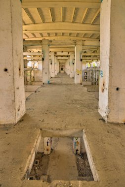 Romanya 'daki bazı sanayi binalarının görüntüleri