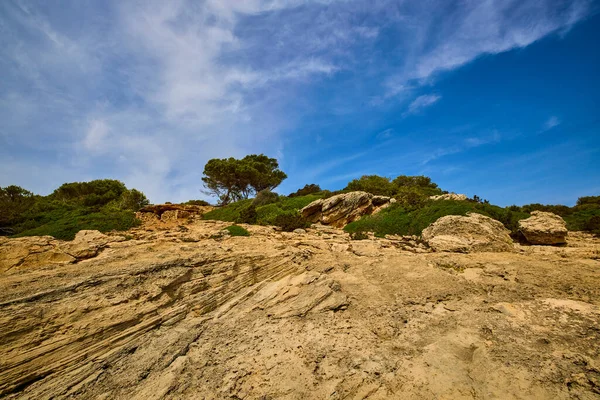 Piękny Krajobraz Górski Wyspie Palma Mallorca Baleary Hiszpania — Zdjęcie stockowe