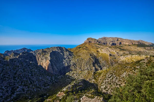 Krásná Horská Krajina Ostrově Palma Mallorca Baleárské Ostrovy Španělsko — Stock fotografie