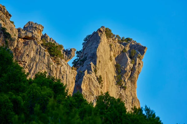 Krásná Horská Krajina Ostrově Palma Mallorca Baleárské Ostrovy Španělsko — Stock fotografie