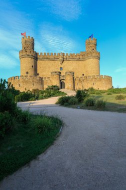 güzel Ortaçağ Kalesi - manzanares (İspanya)