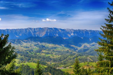 dağlarda güzel yaz peyzaj. Romanya