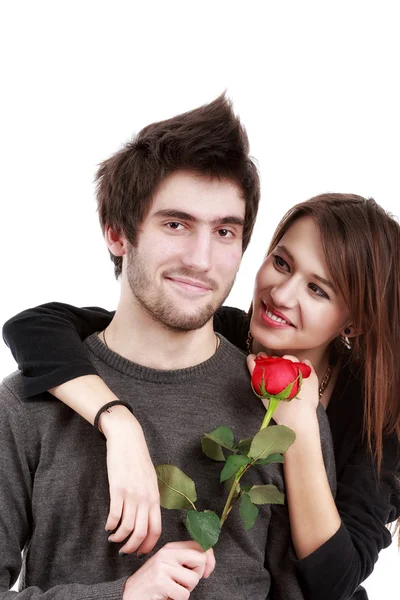 Picture of a young couple, valentine day concept — Stock Photo, Image
