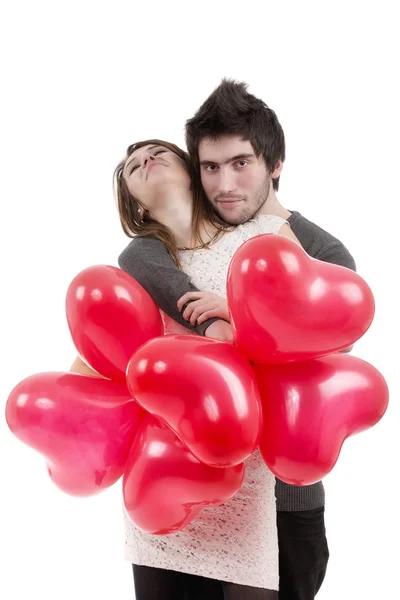 Picture of a young couple, valentine day concept — Stock Photo, Image