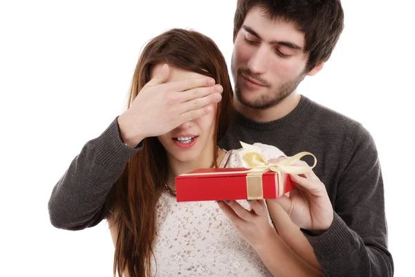 Picture of a young couple, valentine day concept — Stock Photo, Image