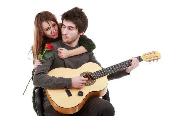 Picture of a young couple, valentine day concept — Stock Photo, Image