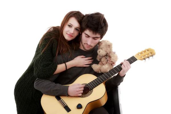 Picture of a young couple, valentine day concept — Stock Photo, Image