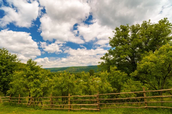 Paysage rural en Roumanie — Photo