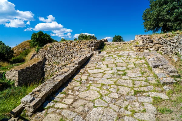 The ruins of the legendary ancient city of Troy. Turkey — Stock Photo, Image