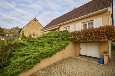 Eguisheim France Alsace Eyaleti 17 Ekim 2025. Turizm alanındaki binaların görüntüleri..