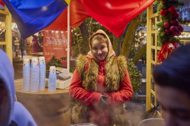 Craiova Romanya 17 Aralık 2025. Craiova Romanya 'daki Noel pazarından çeşitli görüntüler 2025 yılında Avrupa' nın en güzel Noel pazarı olarak kabul edildi..